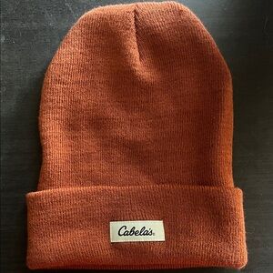Cabela's Rust Orange Beanie- worn once